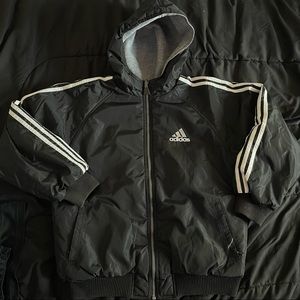 reversible adidas zip-up